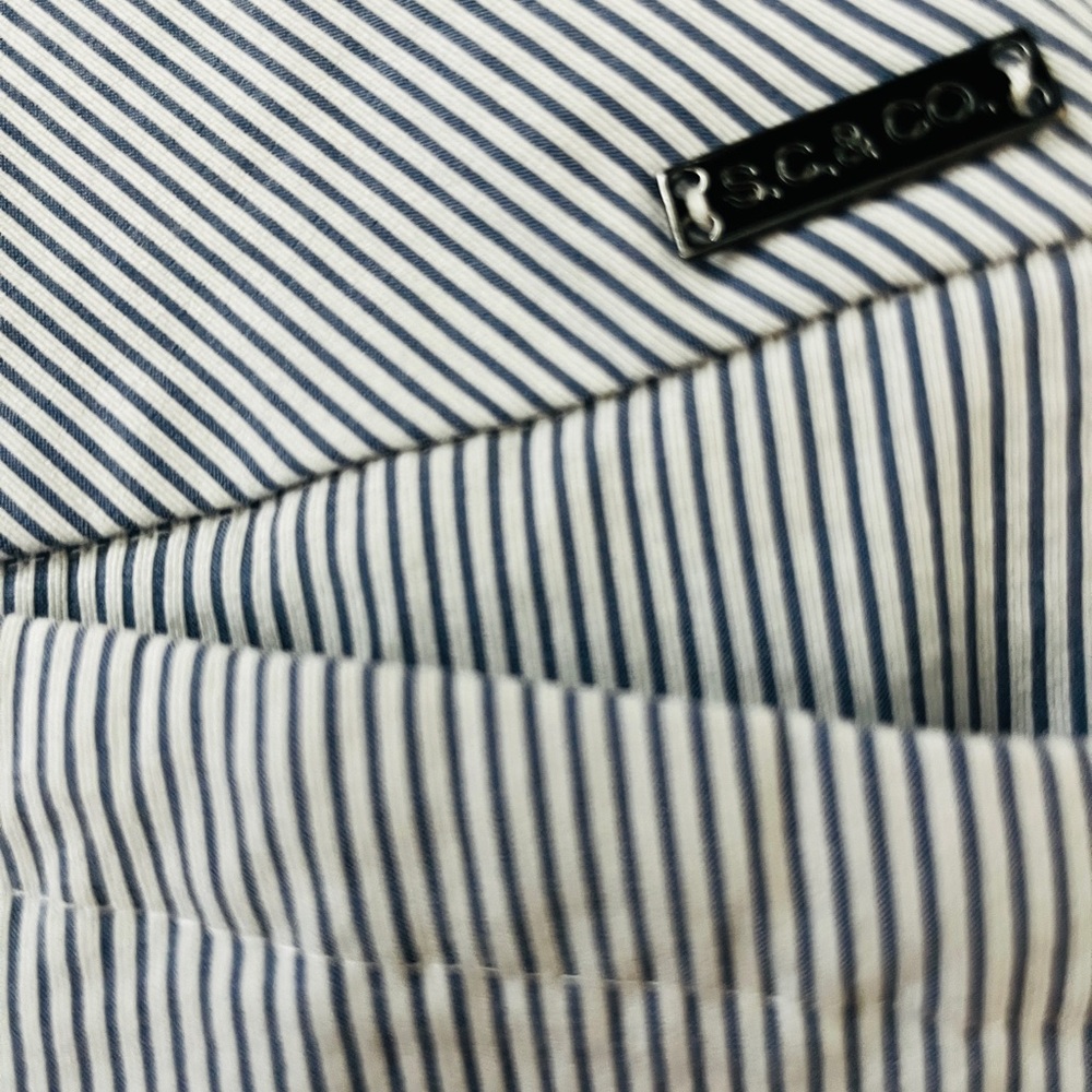 S and Co Women’s stripped Skort with Tummy Control - Picture 4 of 5